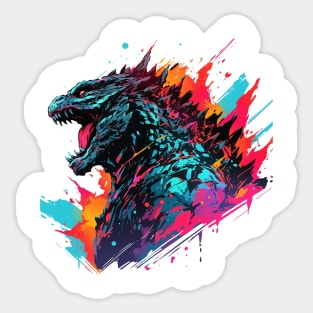 godzilla Sticker